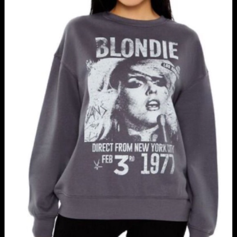 NWOT Vinyl Icons Blondie Graphic Sweatshirt Size Small